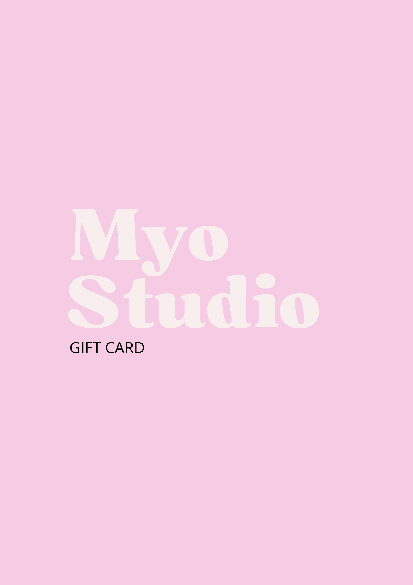 Myo Studio Gift Card