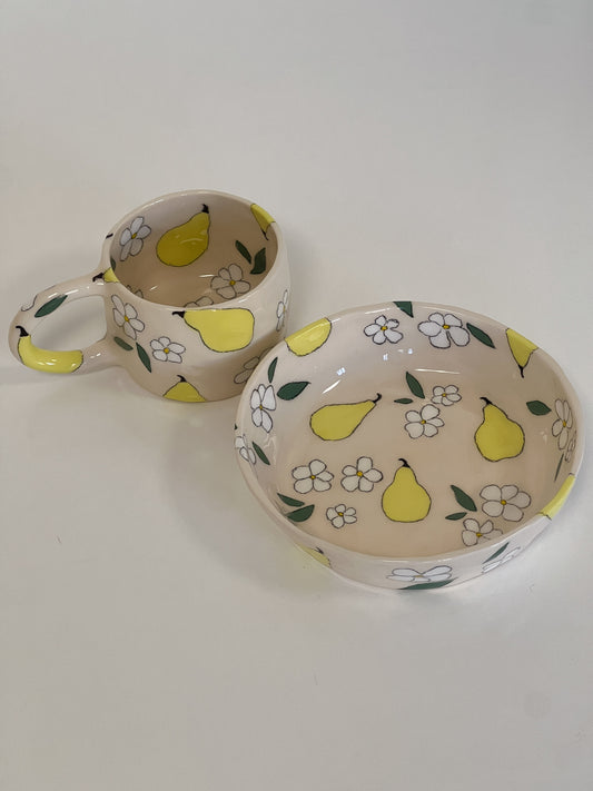 “pear blossom” set