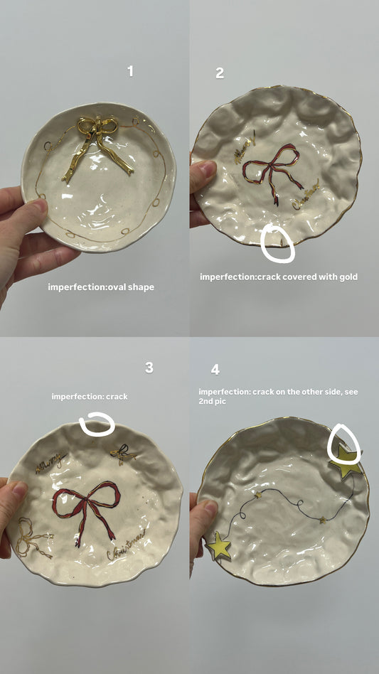 ring dishes (imperfections)