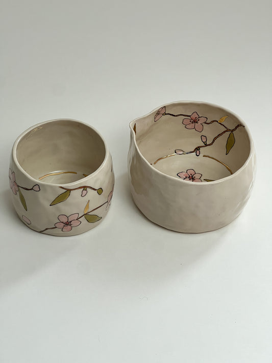 cherry blossom matcha set